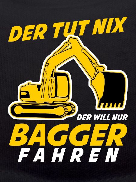 Bagger Witz Baustelle Baggerfahrer