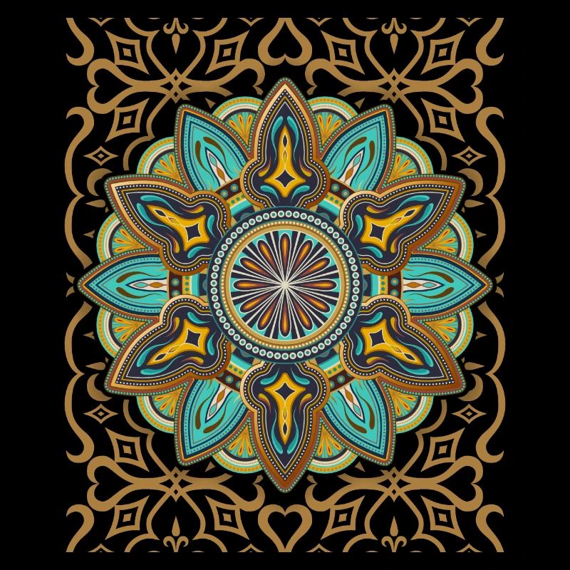 Mandala Design, Mandala 3D, Arabesque Vintage