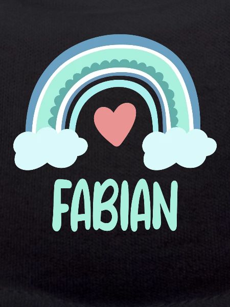 Fabian Name Rainbow Baby