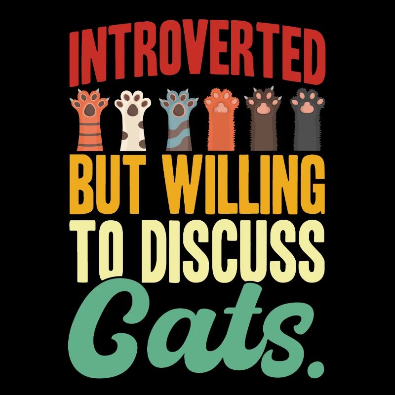 Introverti mais prêt à discuter des chats