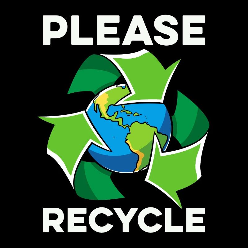 Recycling Please Recycle Reuse Go Green Recycler