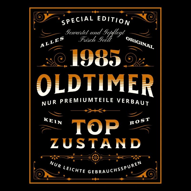 Oldtimer 38. Geburtstag Frau Mann 1985 Lustig