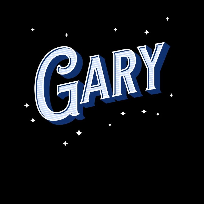 Gary's name personalized