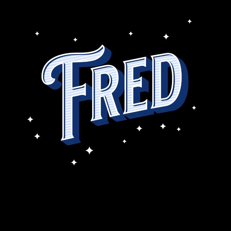 Fred name personalized