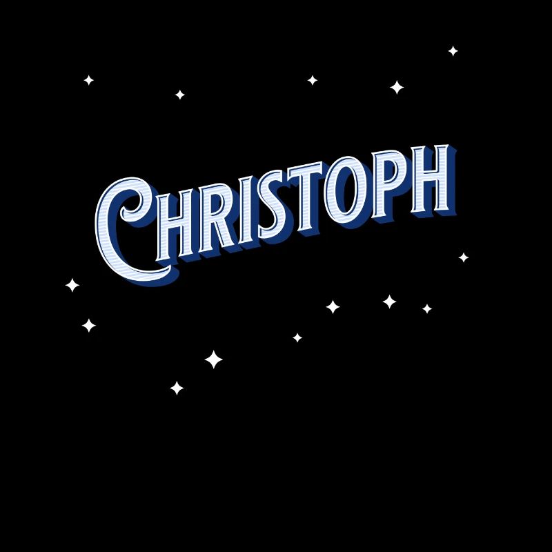 Christoph's name personalized