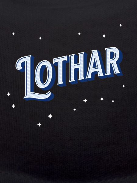 Lothar's name personalized
