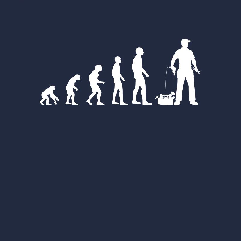 evolution handyman humor DIY man gift