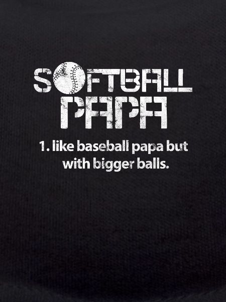 Softball Vater