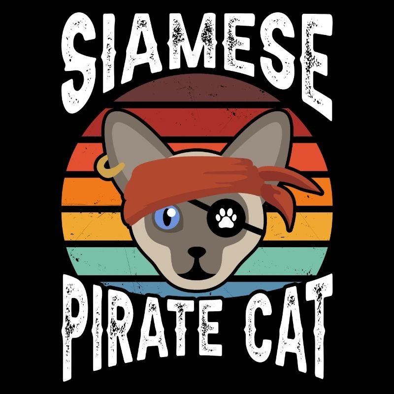 Siamese pirate cat