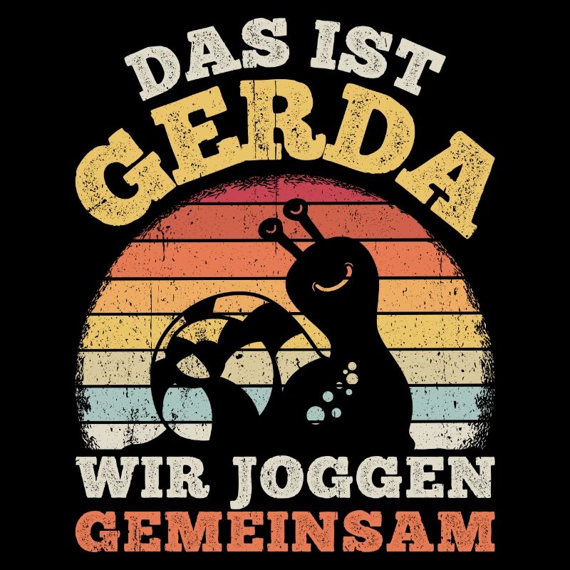 Das Ist Gerda Wir Joggen Gemeinsam Langsamer Lauf