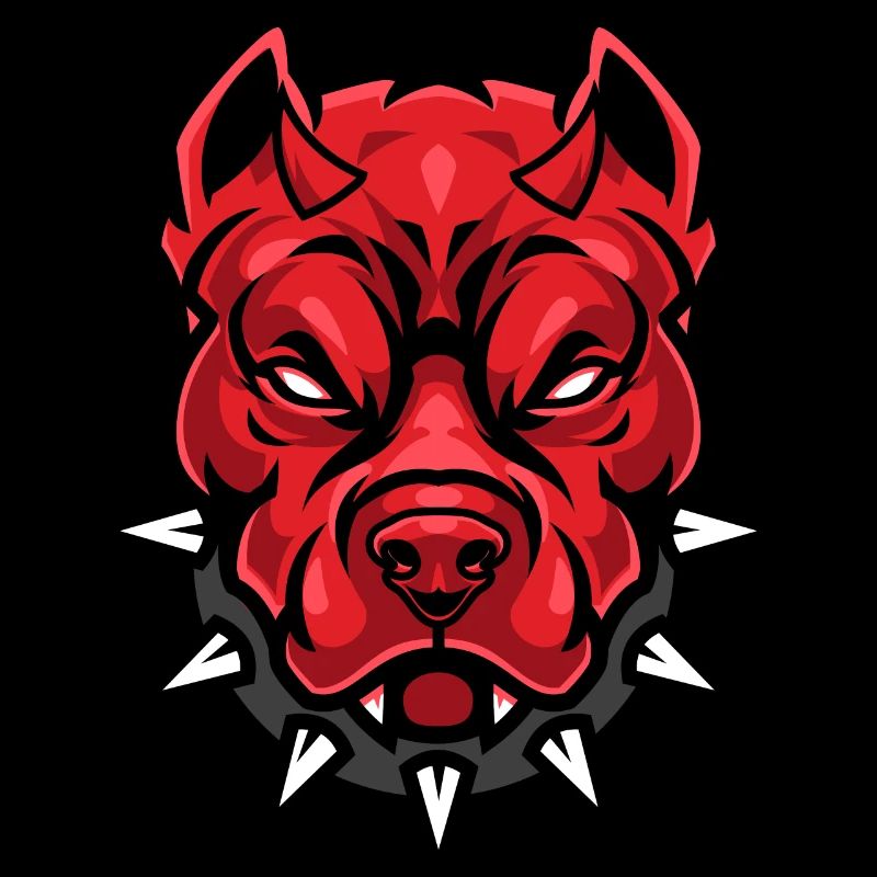 Teufel Pitbull-Hund