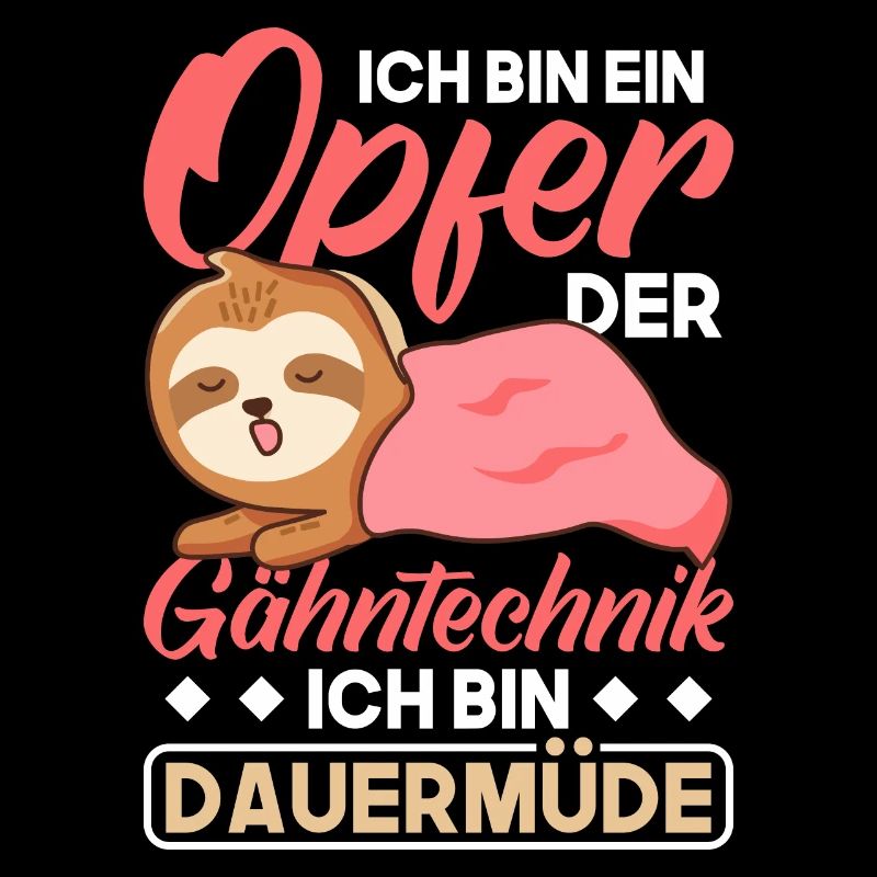 Faultier Morgenmuffel Dauermüde
