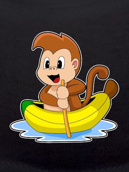Affe kleines Boot