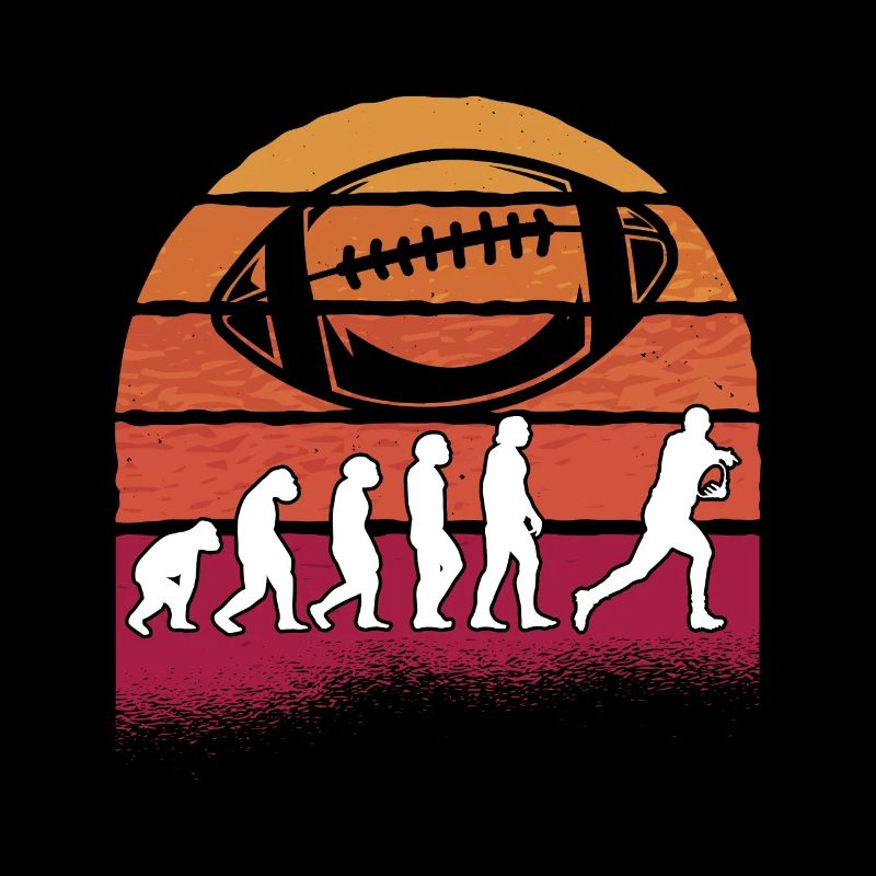 Rugby Ball Sport Player Retro Evolution Rugby Team