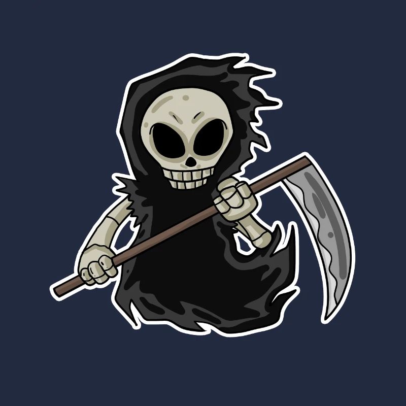 Grim Reaper with scythe