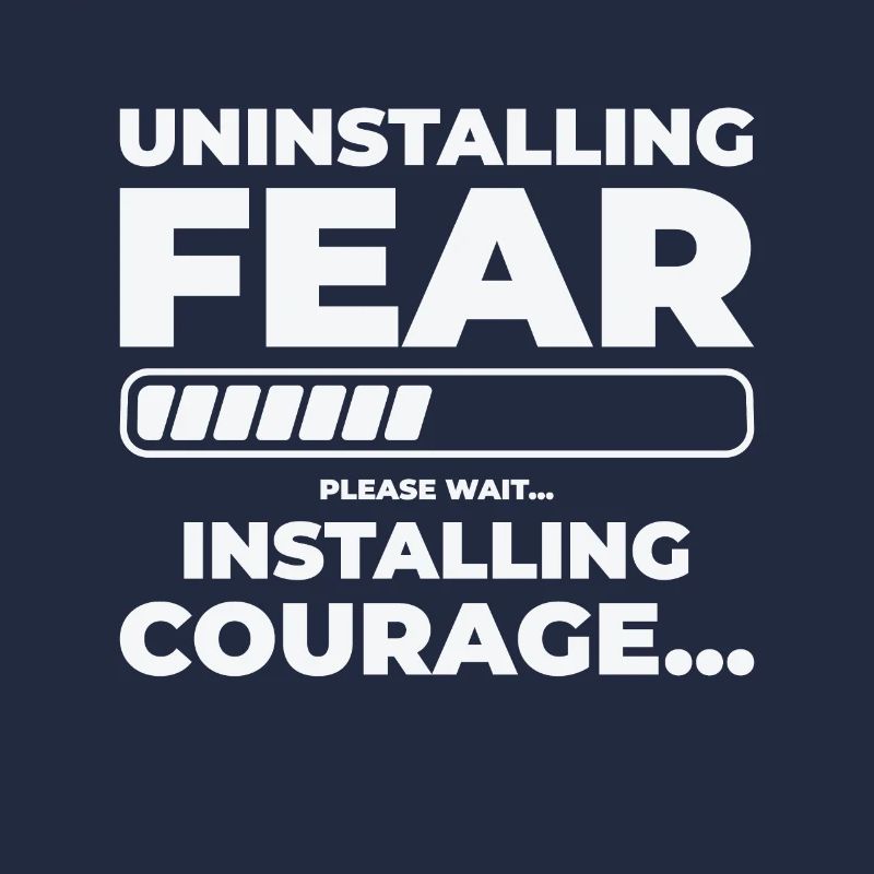 Peur désinstaller courage installer émotion