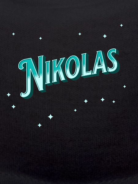 Nikola's name personalized
