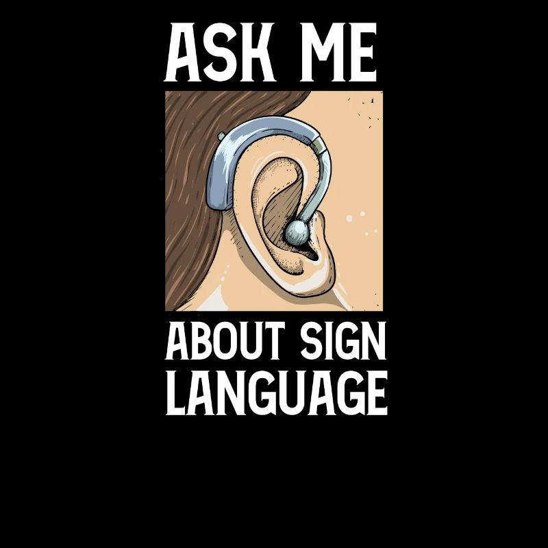 Deaf Hearing Impaired Hearing aid Sign Language