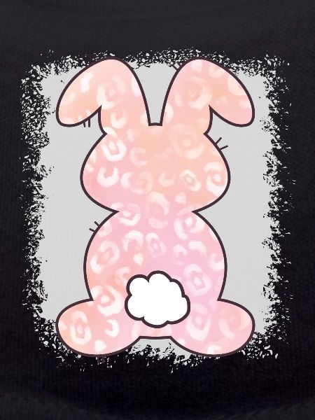 Leopard Print Bleached Easter