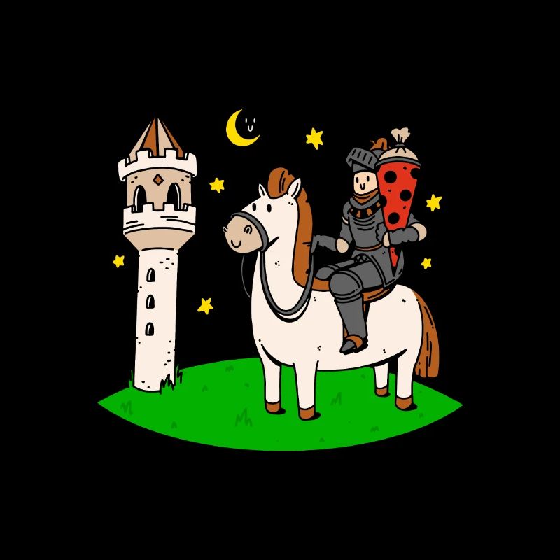 Schulkind Junge Einschulung Idee Ritter Schultüte