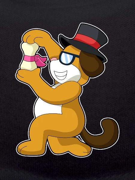 Dog Groom Top Hat Wedding