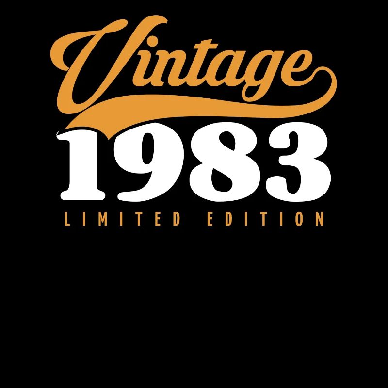 40 ans né en 1983 rétro 40e anniversaire