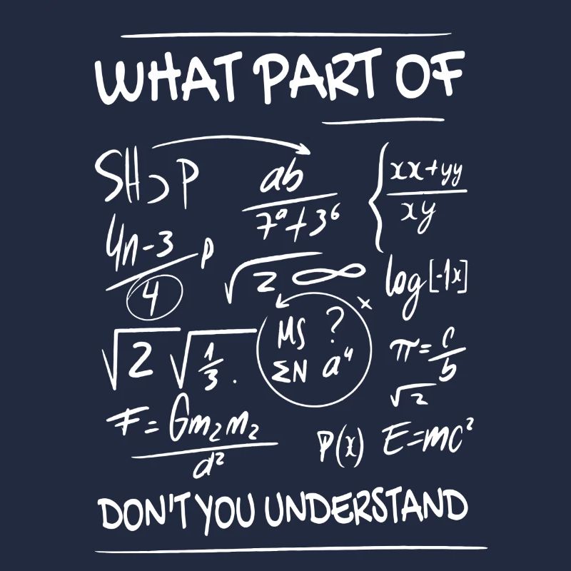 Quelle partie de vous ne comprend pas le professeur de mathématiques