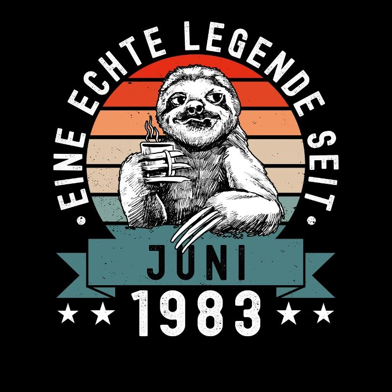 Faultier Geburtstag Juni 1983 Geboren Jahrgang