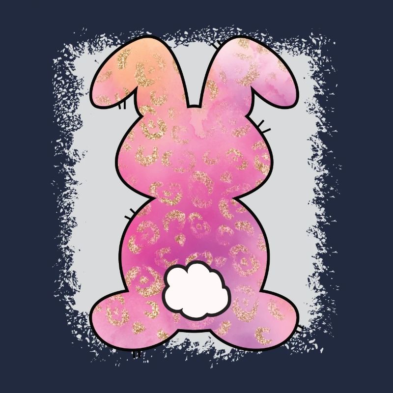 Leopard Print Bleached Easter