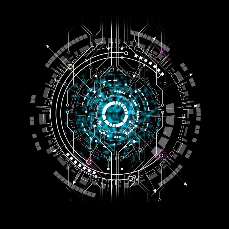 computer Space cpu pc Nerd Circuit Board Warp geek ai ki
