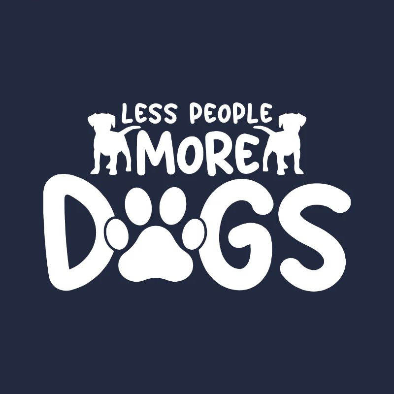Moins de gens Plus de chiens