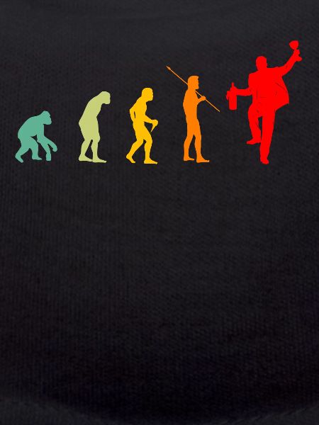 Evolution Aperitif lustiges Geschenk Mann