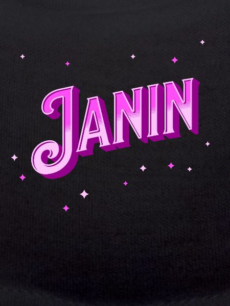 Janin name personalized