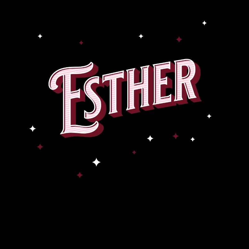 Esther's name personalized