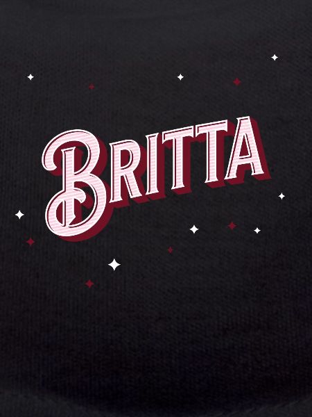 Britta name personalized