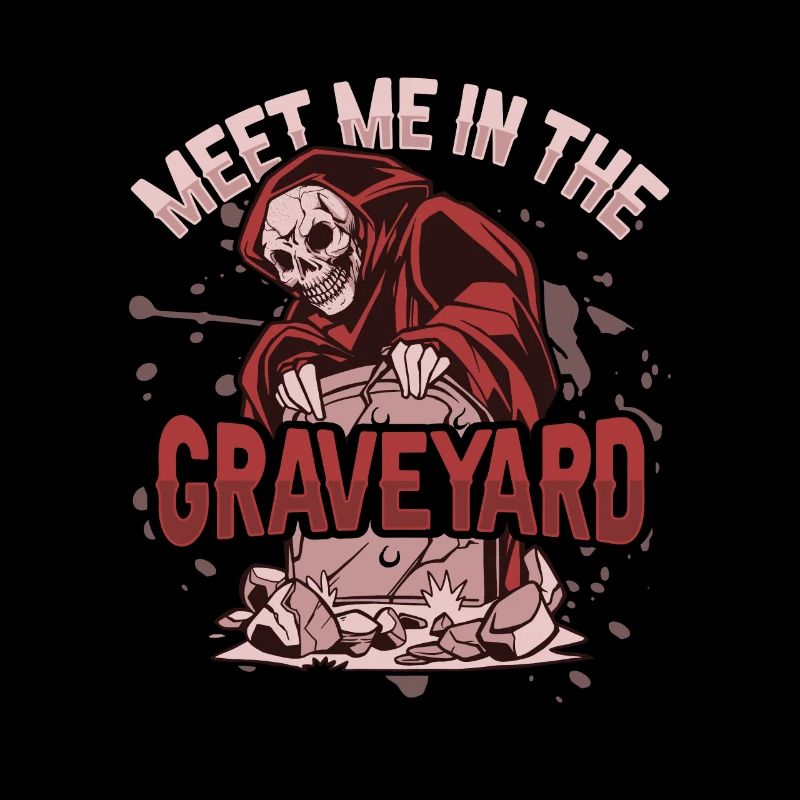 Undead Cemetery Necromancer design for a