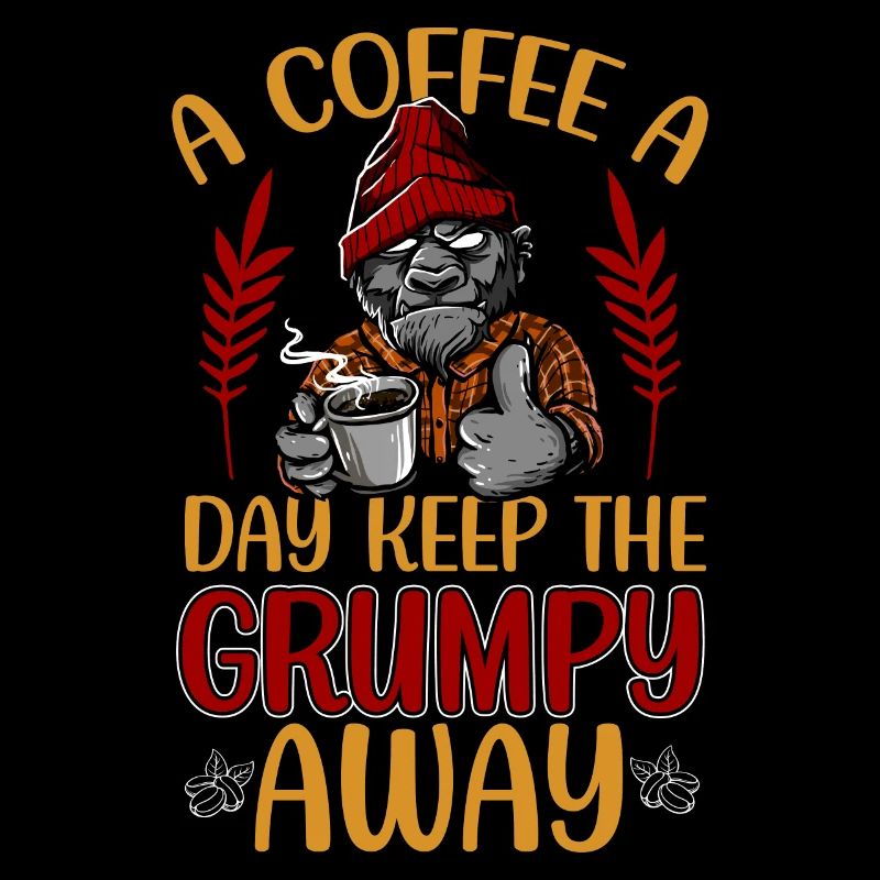 A coffee a day keeps the grumpy ones away
