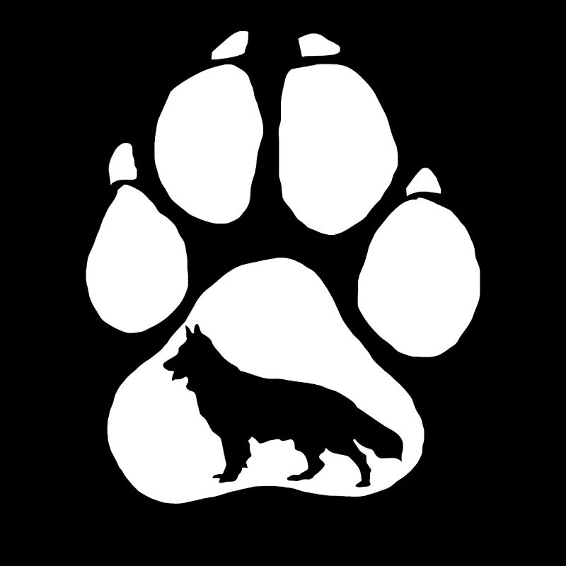 Patte de chien de berger Berger Blanc