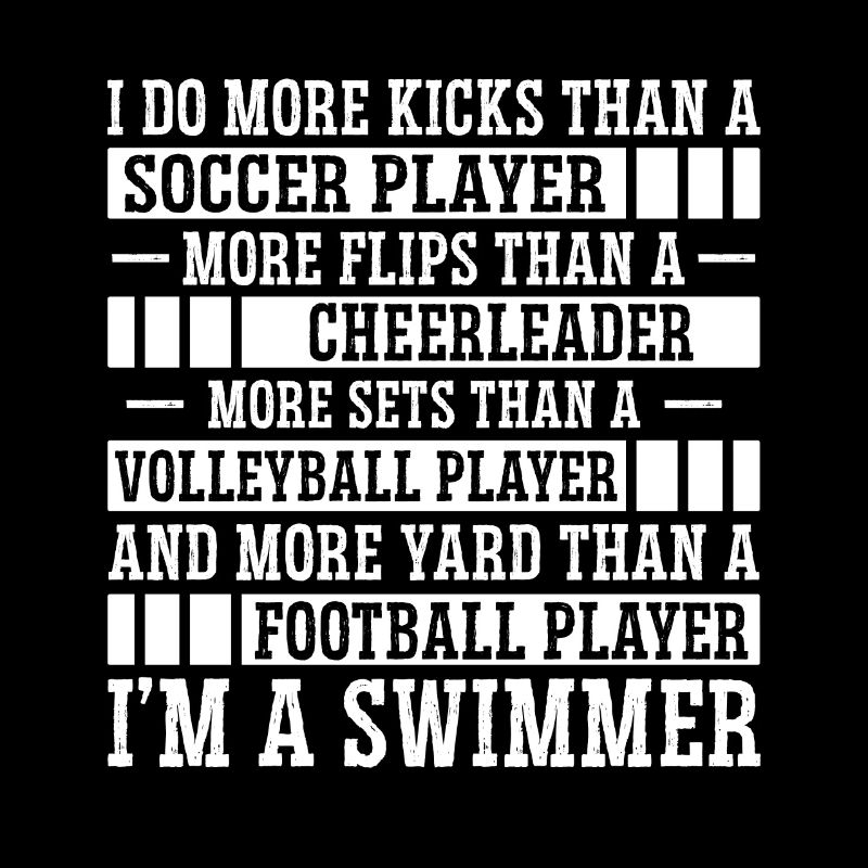 Lustiges Schwimmen Schwimmer