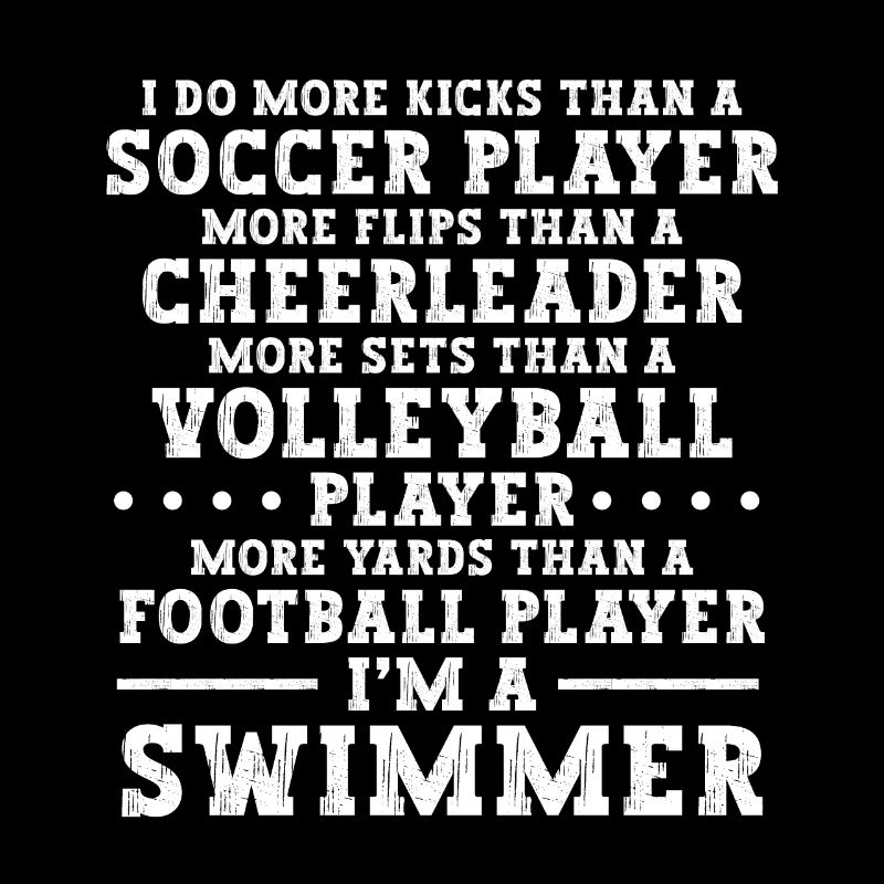 Lustiges Schwimmen Schwimmer