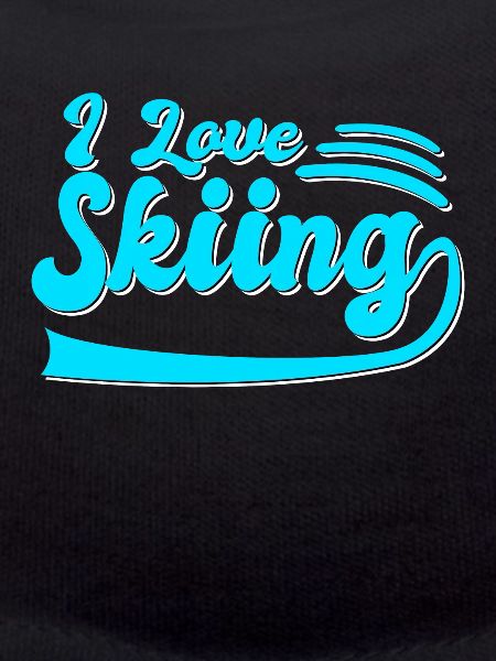 I love skiing