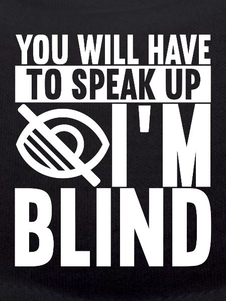 Blind visual impairment