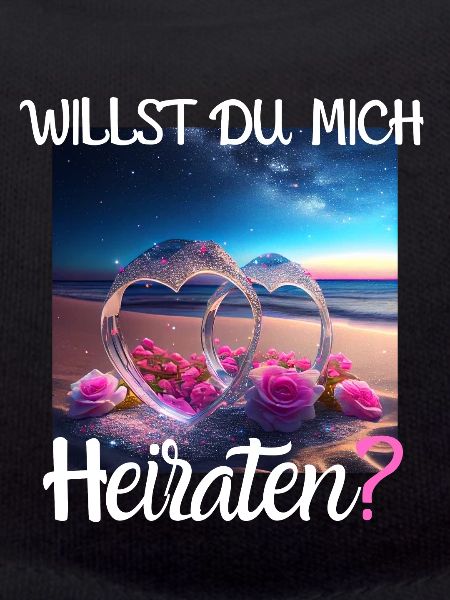 Heiratsantrag für Hochzeit oder Verlobung -