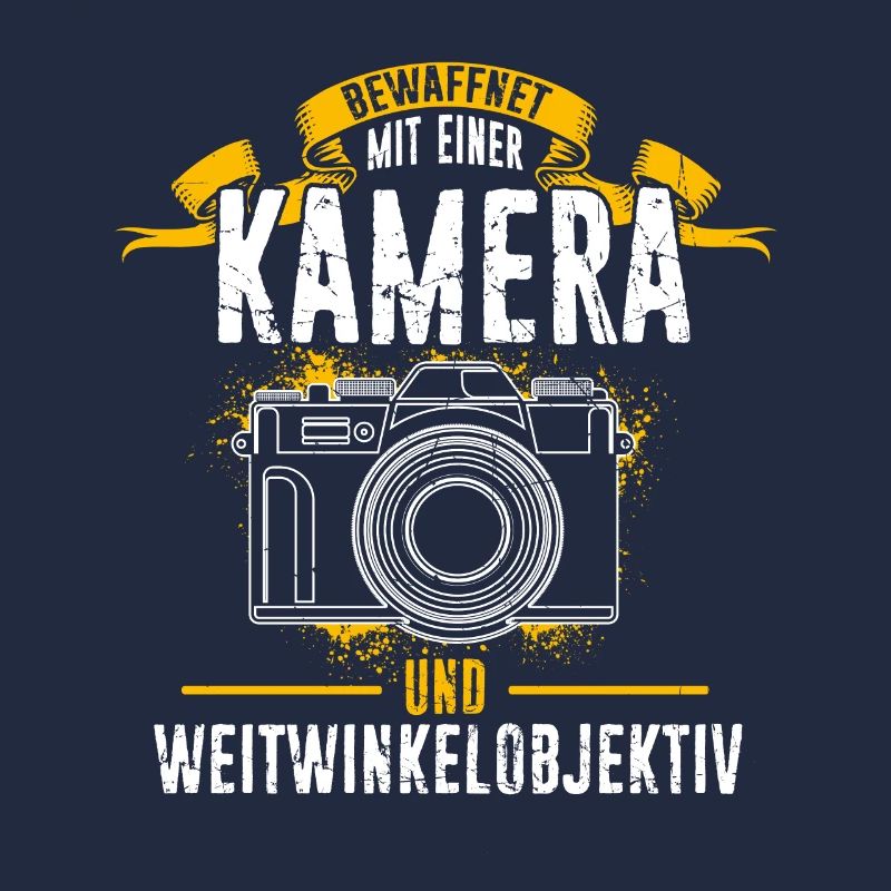 Bewaffnet mit einer KAMERA und WEITWINKELOBJEKTIV
