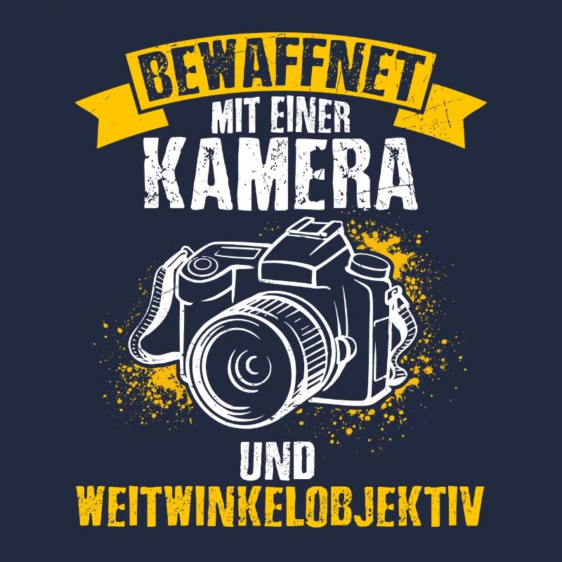 Bewaffnet mit einer KAMERA und WEITWINKELOBJEKTIV