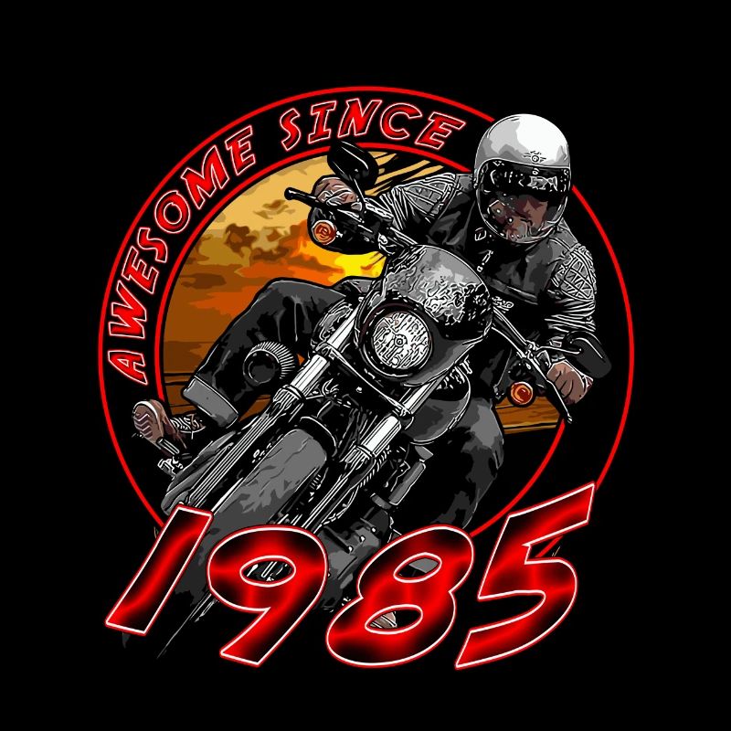 Awesome since 1985, Biker Geburtstag