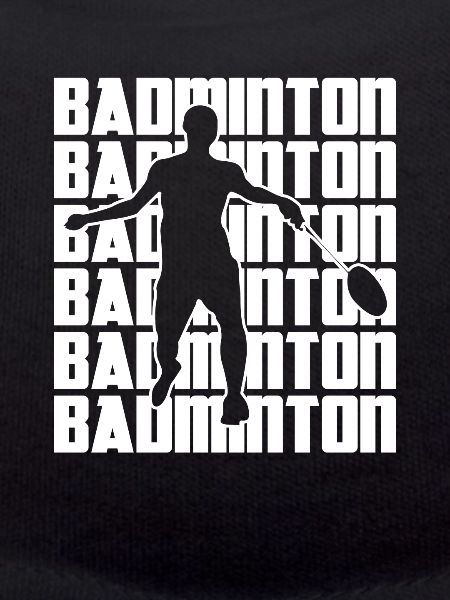 Cooler Badmintonspieler