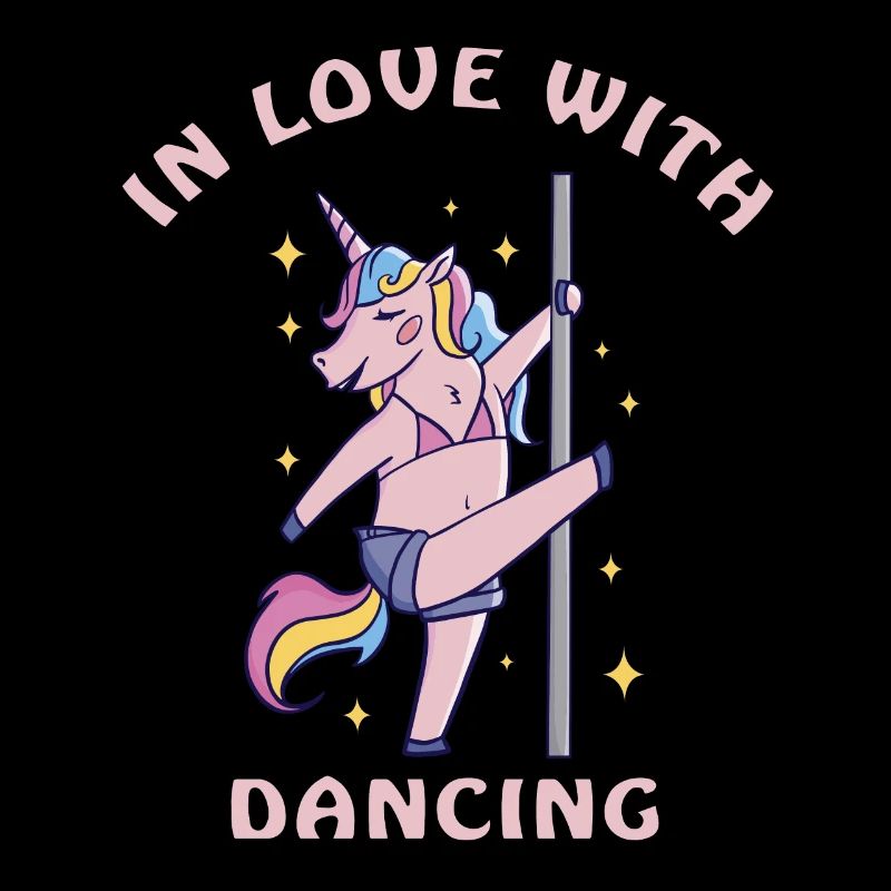 verliebt in tanzen Poledance Einhorn