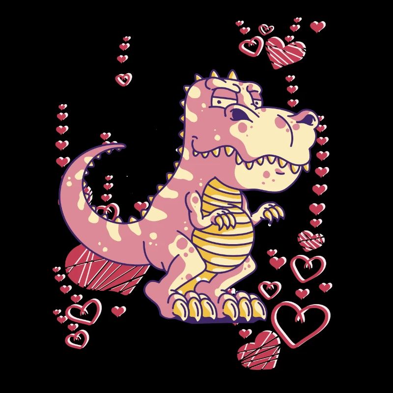 cool dinosaure T-Rex pour les filles