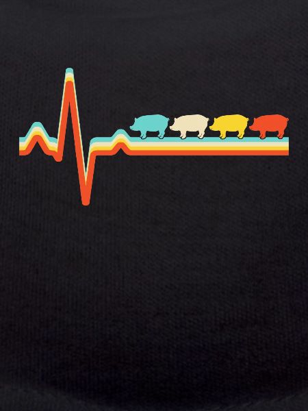 Pig Retro Heartbeat